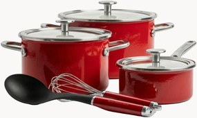 Batteria di pentole con rivestimento antiaderente Red 5 pz