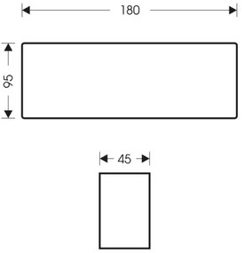 Ecolite ZFP12-BI - Applique a LED da esterno BRICK 2xLED/6W/230V IP65 bianco