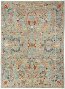 Samarkand Tappeto orientale 230 x 170 Grigio (Pakistan) Annodato A Mano
