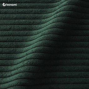 Letto matrimoniale imbottito verde scuro rete non inclusa 140x200 cm Mattis Cord – Meise Möbel