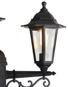 Lanterna da esterno intelligente nera 3 luci incl. Wifi ST64 - New Haven