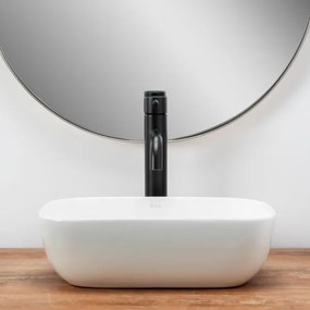 REA-U5667 - Lavabo da appoggio BELINDA MINI 25x36 cm ceramica/bianco lucido