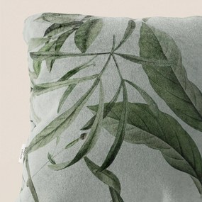 Lemon elegante collezione di cuscini a fantasia in velluto impermeabile verde