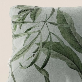 Lemon elegante collezione di cuscini a fantasia in velluto impermeabile verde