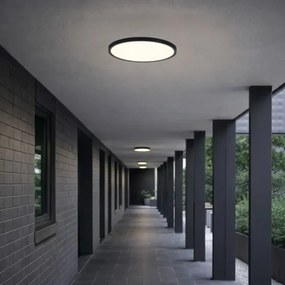 Rabalux 75081 - Plafoniera LED per bagno MAUREC 18W/230V Ø 29 cm IP44 nero