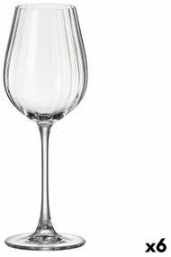 Calice per vino Bohemia Crystal Optic Trasparente 400 ml 6 Unità