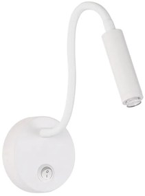 Brilagi - Lampada da parete flessibile a LED dimmerabile MAYA 1xG9/4W/230V bianco