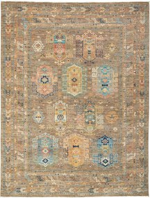 Samarkand Tappeto orientale 170 x 230 Grigio (Pakistan) Annodato A Mano