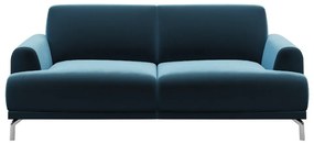 Divano in velluto blu Puzo, 170 cm Puzzo - MESONICA