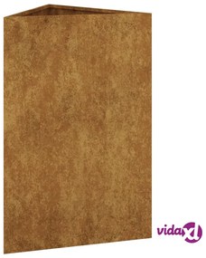 vidaXL Fioriera da Giardino 50x43x75 cm in Acciaio Corten