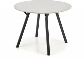 Tavolo rotondo Balrog grigio chiaro - d100xh74 cm