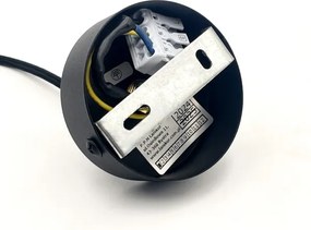 Lampada a sospensione con cavo MARKUS 1xE27/15W/230V nero/rovere