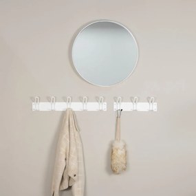 Attaccapanni da parete bianco in metallo 70 cm Miles – Spinder Design