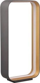 Lampada da tavolo a LED nera con controllo vocale/app e paralume in metallo (altezza 61 cm) Cizione - CINQUE