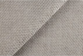 Poltrona marrone chiaro con rivestimento in ciniglia Freya – Ropez