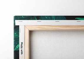 Quadro su tela – Foglie tropicali fresche
