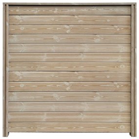 Pannello componibile Thermowood bianco in legno H 178.4  x L 178.6 cm