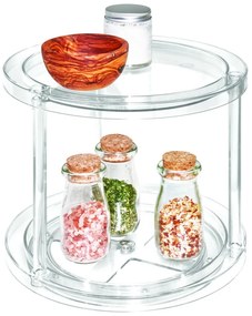 IDesign The Home Edit supporto rotante rotondo per contenitori a due livelli, ⌀ 24,1 cm - iDesign/The Home Edit