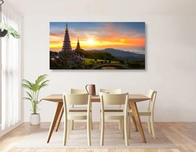 Stampa su tela – Alba mattutina in Thailandia