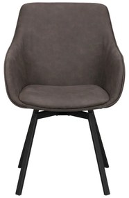 Set di sedie da pranzo grigia in imbottito 2 pz Alison – Rowico