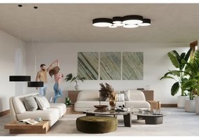 Lampadario a sospensione con filo ARENA 35 2xE27/60W/230V nero