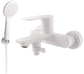 RAV Slezák NL154.5/1BMAT - Set per vasca con miscelatore NIL, bianco opaco