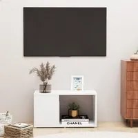 Mobile Porta TV Bianco 60x24x32 cm in Legno Multistrato cod mxl 10275