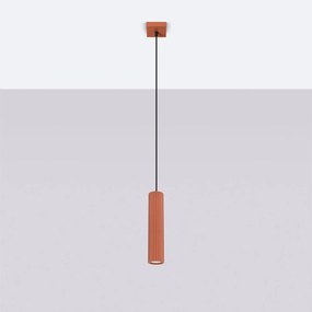 Lampadario color mattone Gleam – Sollux