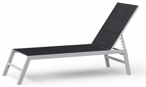 blumfeldt Lounger Renazzo XXL - Sedia a sdraio, capacità di carico di 160 kg, 5 regolazioni, idrorepellente