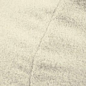 Pouf a sacco per bambini color crema con rivestimento in bouclé Game Amuse – SLOWDOWN