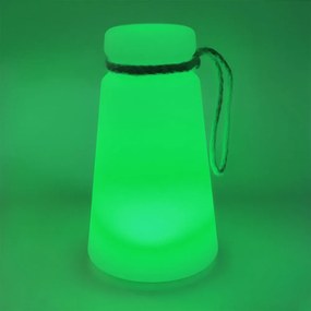 Lampada da tavolo LED bianco-marrone (altezza 20 cm) Bruno - Fischer &amp; Honsel