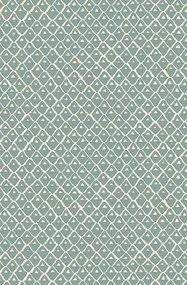 Josephine Munsey Carta da parati Pineapple Squares - Osney Blue/ Salt Ridge