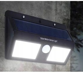 Lampada da parete solare a LED con sensore, LED da 1,2 W, 3,7 V, 1200 mAh, IP54