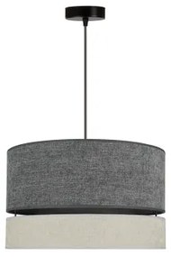 Duolla - Lampadario a sospensione con filo DOUBLE 1xE27/15W/230V diametro 40 cm grigio
