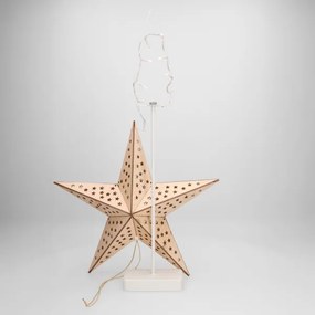 Brilagi - Decorazione natalizia a LED, stella 62x40 cm, alimentazione 3xAA