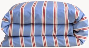 Copripiumino in raso di cotone Sky Blue Stripes