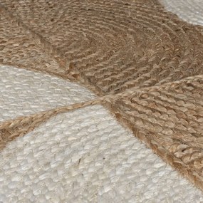 Tappeto di colore naturale/avorio in iuta tessuto a mano 120x170 cm Eclipse – Flair Rugs