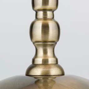 Orion LA 4-1084/1 - Lampada da tavolo TONIA 1xE27/60W/230V diametro 25 cm bianco/bronzo