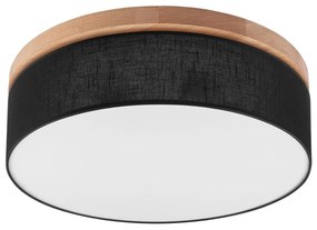 Brilagi - LED Plafoniera BELLADONNA 3xE27/15W/230V nero/quercia