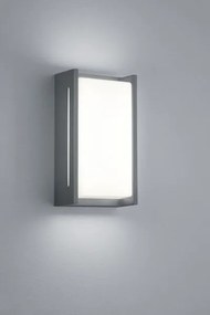 Applique a parete led da esterno indus alluminio 227360142 antracite