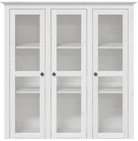 Credenza bodo 115,5x43x200,5 cm legno massello di pino bianco