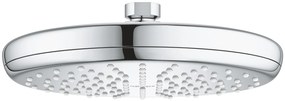 Soffione doccia GROHE Vitalio Start 210 in abs cromato L 21 x H 6.4 x P 6.4 cm anticalcare 1 getto