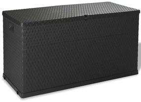 Baule Da Giardino Antracite 120x56x63 Cm İn Rattan Pp /