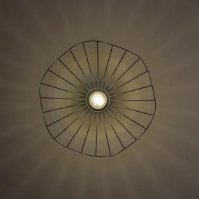 Brilagi - Lampadario LED a sospensione su cavo CERIA WIRE 1xE27/40W/230V Ø 60 cm nero