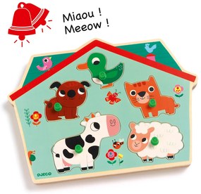 Puzzle sonoro - Ouaf Woof - fattoria