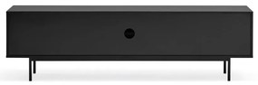 Tavolo TV nero 180x52 cm Sierra - Teulat