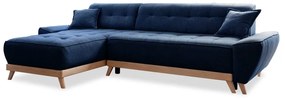 Divano letto blu navy divano angolare variabile Dazzling Daisy - Miuform