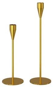 Venus & Jupiter Portacandele Set Brass - Piet Hein