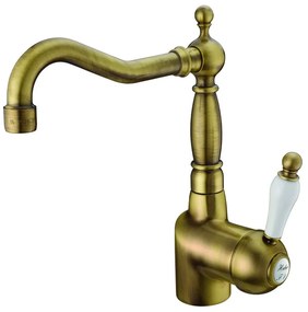 Rubinetto per lavabo OXFORD bronzo satinato HUBER H 26 cm