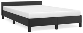 Giroletto Senza Materasso Nero 120x190 Cm Similpelle /